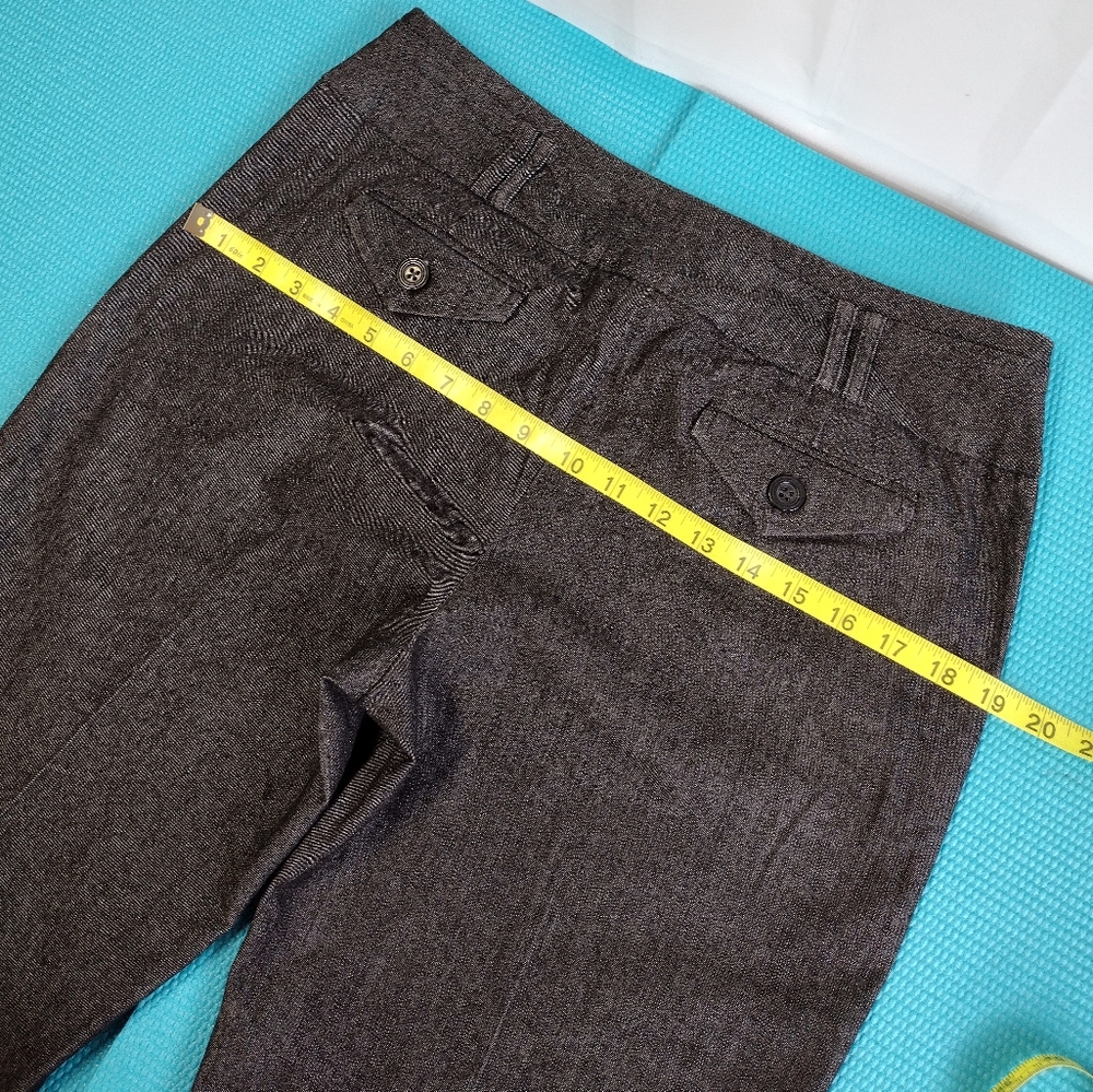 Sandro Petite Women's Low Rise Straight Dress Pants Size 8P - Picture 9 of 10